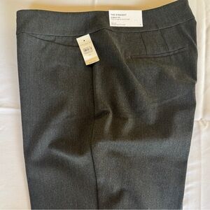 Ann Taylor Factory Women’s Mid-Rise Charcoal Gray Curvy Fit Dress Pants